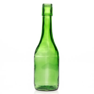 Factory Outlet 350 ml Empty Green Liquor Bottles Glass Sujo Wine Bottles Spirit Bottles Wholesale 