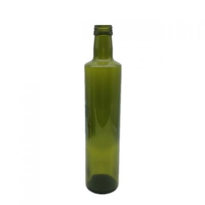 250ml 500ml round dark green botellas de aceite de oliva de vidrio for olive oil