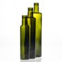 round shape dark green olive oil glass bottle with screw cap 250ml 500m 750ml