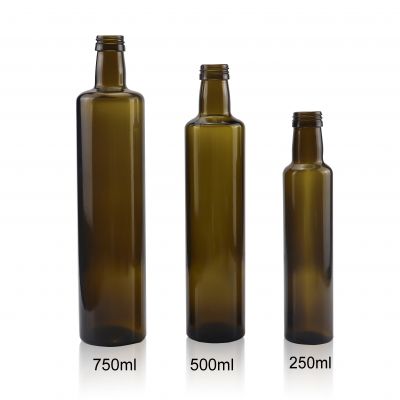 Olive Oil Glass Bottles For cooking oil ,250ml/500ml/750ml,High Quality,Wholesale,Amber Round Glass Bottle 