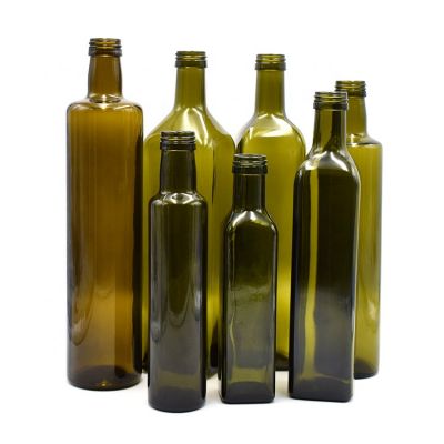 factory selling 250ml 500ml 750ml 1000ml green glass olive oil bottle 