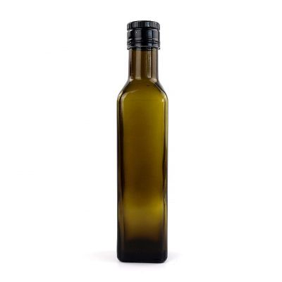 Wholesale empty small green brown glass olive oil vinegar bottles greece 250ml glass bottle kitchen 