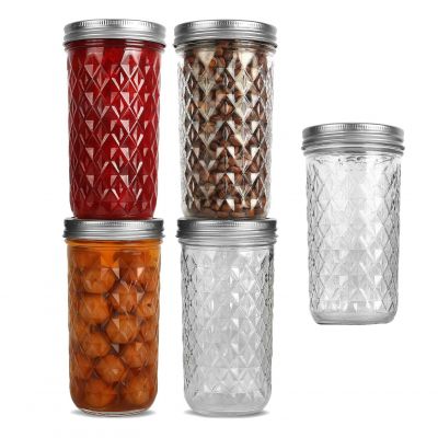 Glass Jelly Jars with Lids and Bands 20 OZ 
