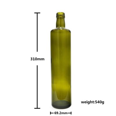 Glass material 750ml Dorica oil bottle 