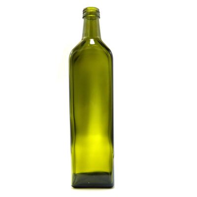 Empty 250ml 500ml 750ml 1000ml marasca glass olive oil bottle in green color 