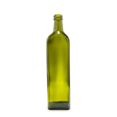 1000ML/1L Empty olive oil glass bottle Marasca square olive oil bottle 