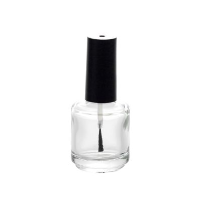 15ml Empty Glass Nail Polish Bottles with Mixing Ball and Brush Cap 