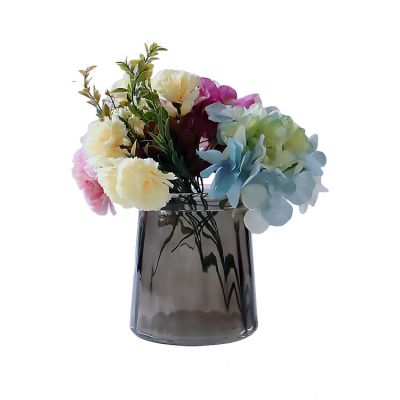 Wholesale Black Cone Shape Glass Home Decoration Flower Vase