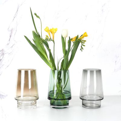 Nordic Minimalist Flower Arrangement Decorative Glass Flower Vase Home Decoration Ornaments 