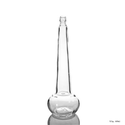 Custom 480ml Crystal Bottle Empty Alcohol Vodka Bottle for Sale 