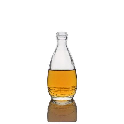 250ml Designed Glass Liquor Bottle for Sale 