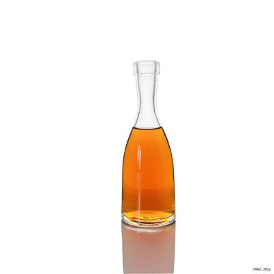 China Manufacturer 150ml Small Tequila Vodka Glass Bottle with Cork 
