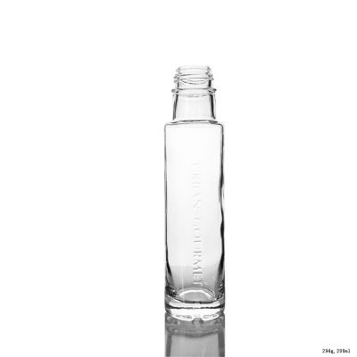 China Small Glass Bottle of Rum Price Empty Mini Glass Liquor Bottle 
