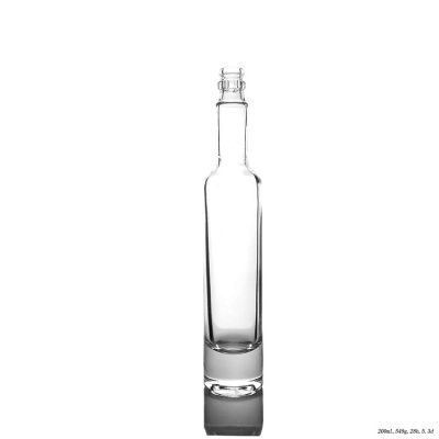 Thin and Tall 200ml Empty Liquor Glass Bottle for Sale 