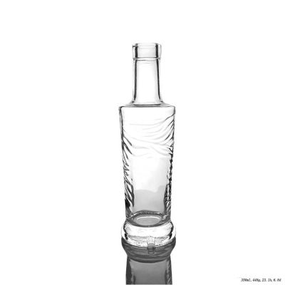 Custom Designed 350ml Beverage Liquor Glass Bottle Wholesale 