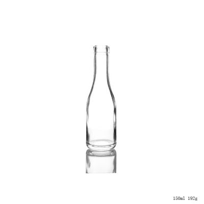 150ml Clear Empty Mini Glass Bottle for Wine Vodka Liquor 
