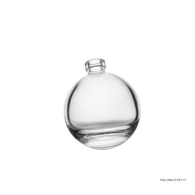 Best-selling 250ml Glass Bottle Ball Shape Glass Bottle With Cork Top 
