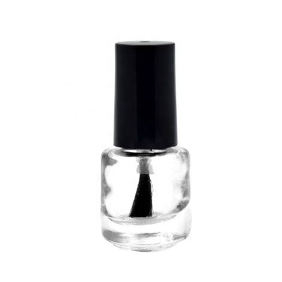 4ml clear empty nail polish glass bottle