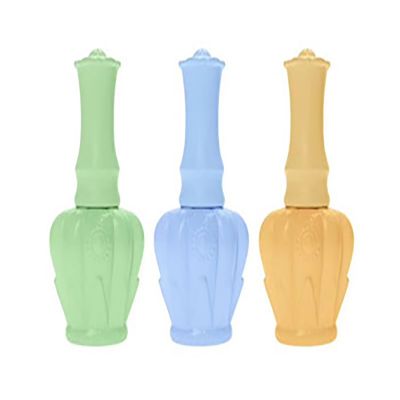Manufacturer's spot multicolored 5ml 10ml 15ml 20ml new crown nail bottle glass bottle