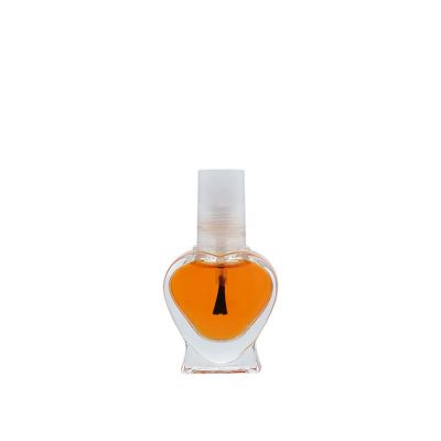 Customizable Heart Shape Nail Polish Bottle Empty Glass Bottle 