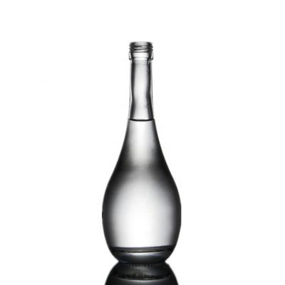 300ml personalized hand blown vodka liquor glass bottle for vodka 