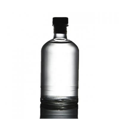 500ML luxury vodka whisky liquor gin spirit glass botte with T shape cork 