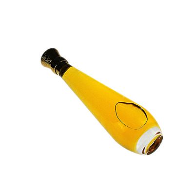 customize 500ml water shaped glass bottle for wine water tequila 