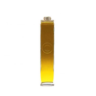 1000ml tall square glass bottle 