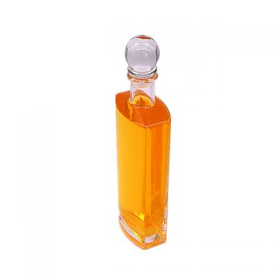 High-grade 500ml glass bottle with glass cap for gin bottle 