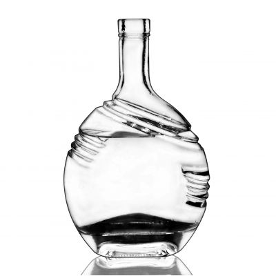 Luxury Extra Flint Cork Top Vodka 500ml Whiskey Glass Liquor Bottle 700ml