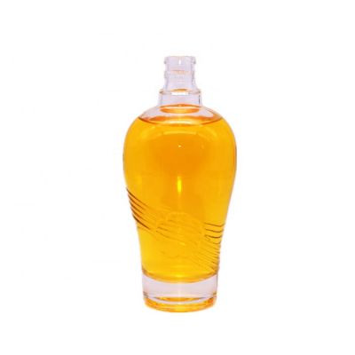 Clear 500ml 1000ml glass water/wine bottle with swing top water packing beverage liquor bottle 