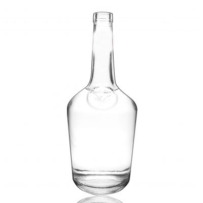 Wholesale 1000ml 750ml 500ml 375ml Vodka Spirits Glass Bottle for Liquor with cork Empty Glass Vodka Liquor Bottles 