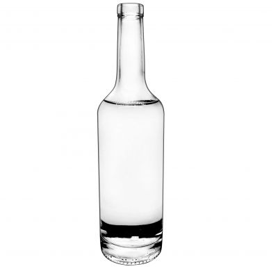 700ML glass crystal white material 700ml round bottle whiskey glass wine bottle vodka glass bottle