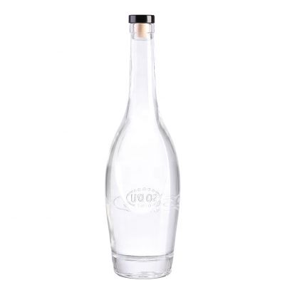 750ml round cork wine whiskey bottle glass 