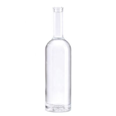 hot stamping Stocked 1000ml 750ml 500ml liquor bottles vodka glass bottle with cork