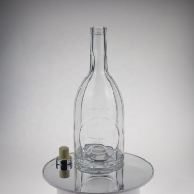 700ML pear shaped glass bottle T-cork top lid special glass bottle 
