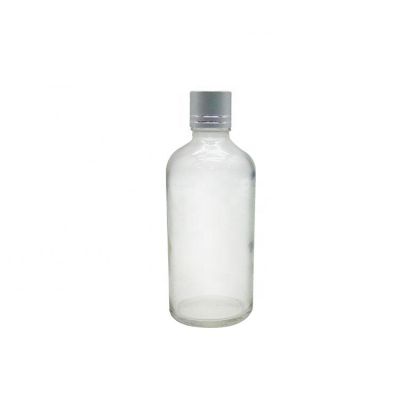 Custom 100ML Clear Empty Glass Cosmetic body Essential Oil perfume oil Bottles 