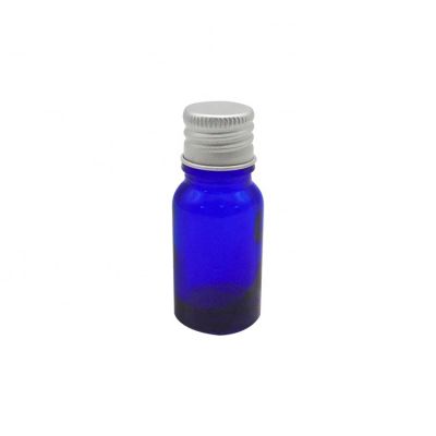 10ml 15ml 20ml etc Blue Aluminum Cap Child proof Lid Glass Essential Oil Bottle 