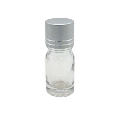 5ml 10ml 15ml etc Clear Glass Essential Oil Bottle Plastic Lid Aluminum Cap Dropper Lid 