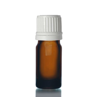 mini 10ml amber glass essential oil dropper bottle