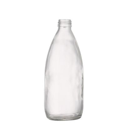 500ml 16oz clear empty glass drinking bottle beverage bottle juice bottle 