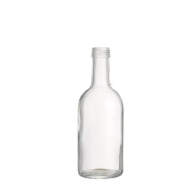 Wholesale Price Round Drinking Bottle 350ml Beverage Bottle Glass 