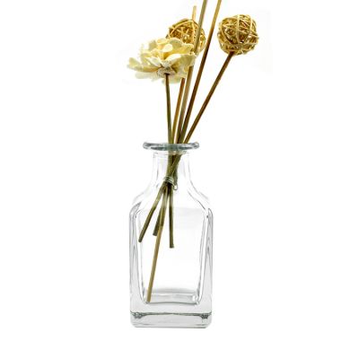 High quality 150ml bayonet square aromatherapy fragrance reed diffuser bottles