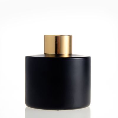 100 mL Black Home Office Fragrance Empty Round Perfume 50ml Reed Aroma Diffuser Glass Bottle 