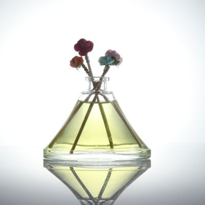 clear boat shape perfume glass bottle fragrance 110ml differ bottle with plug