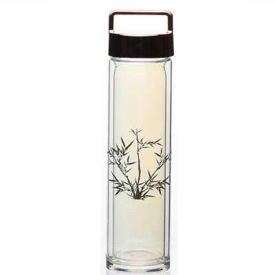 2020 New Design Sport Water Bottle with Handle Lid 