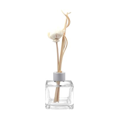 50ML diffuser glass bottle reed with rattan 