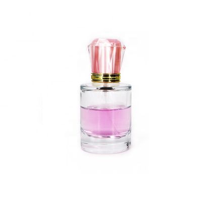China Mist Spray 55ml Cylinder Glass Perfume Bottle 
