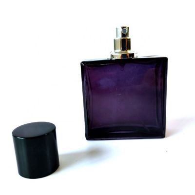 80ml Rectangular Custom Color Crystal Bottle OEM Your Own Brand Perfume 