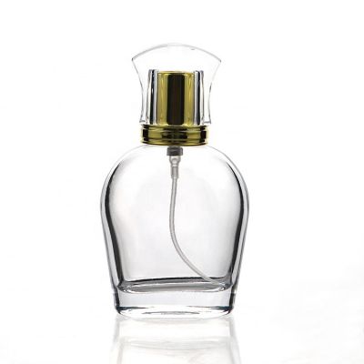Popular New Custom Decorative Round Glass Perfume Bottle 50ml 